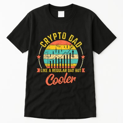 Bitcoin Crypto Dad Shirt | Like A Regular Dad Tall T-Shirt