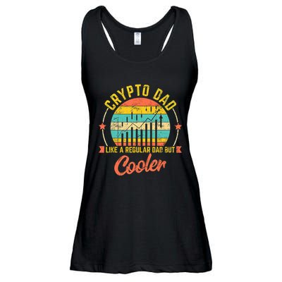 Bitcoin Crypto Dad Shirt | Like A Regular Dad Ladies Essential Flowy Tank