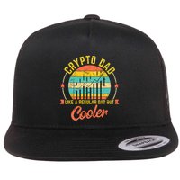 Bitcoin Crypto Dad Shirt | Like A Regular Dad Flatbill Hat