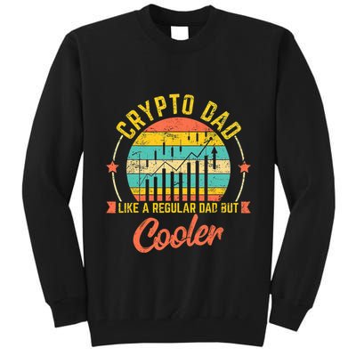 Bitcoin Crypto Dad Shirt | Like A Regular Dad Tall Sweatshirt