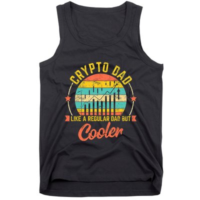 Bitcoin Crypto Dad Shirt | Like A Regular Dad Tank Top