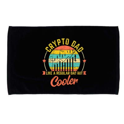 Bitcoin Crypto Dad Shirt | Like A Regular Dad Microfiber Hand Towel