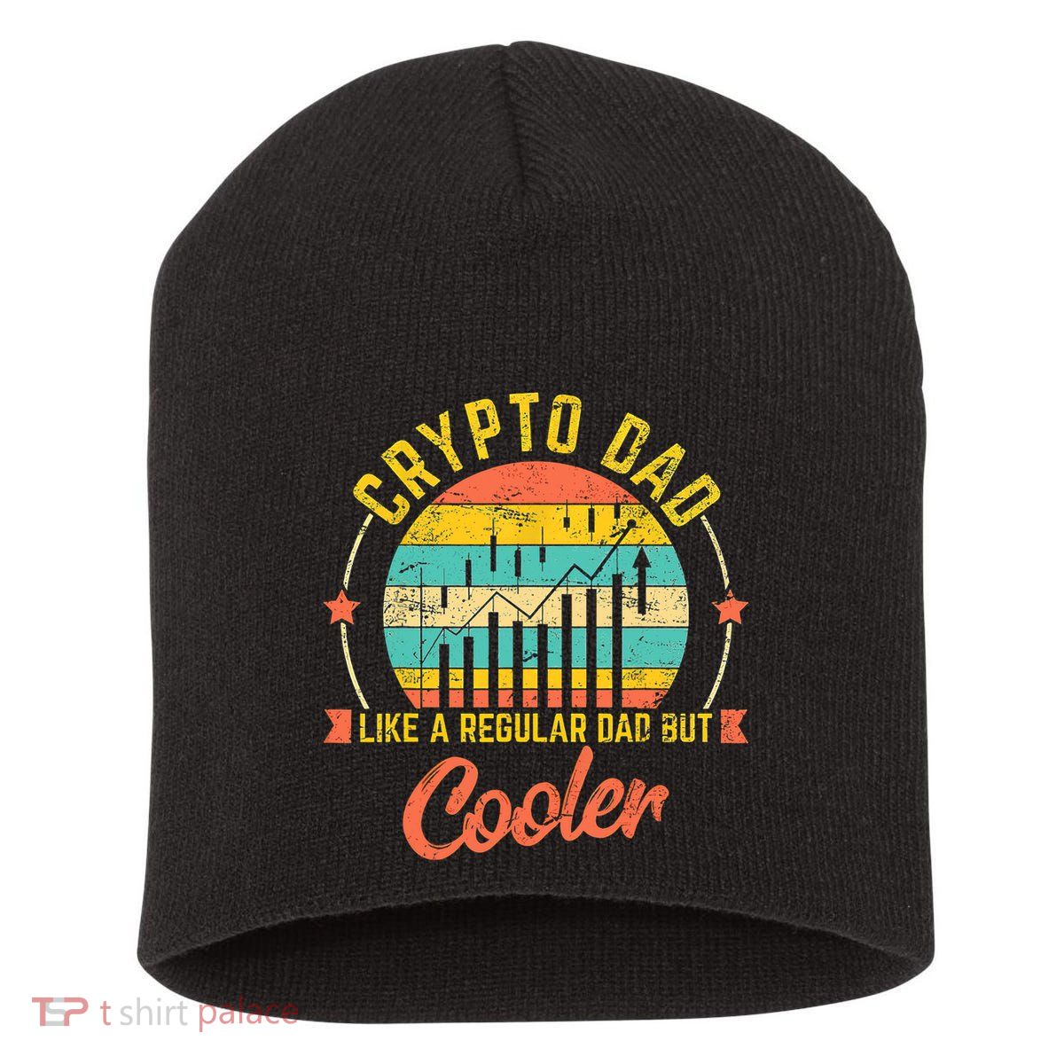 Bitcoin Crypto Dad Shirt | Like A Regular Dad Short Acrylic Beanie