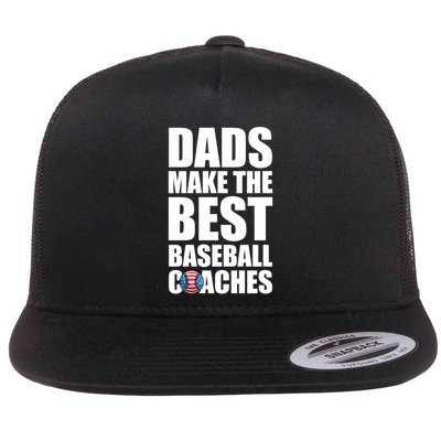 Baseball Coach Dad American Flag Baseball Practice Cool Gift Flatbill Hat
