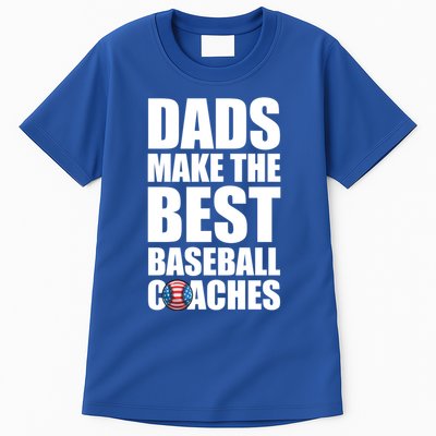 Baseball Coach Dad American Flag Baseball Practice Cool Gift Tall T-Shirt