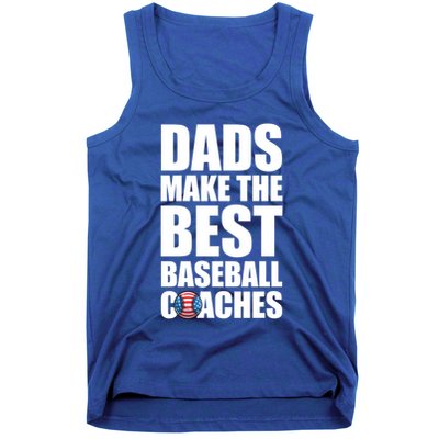 Baseball Coach Dad American Flag Baseball Practice Cool Gift Tank Top