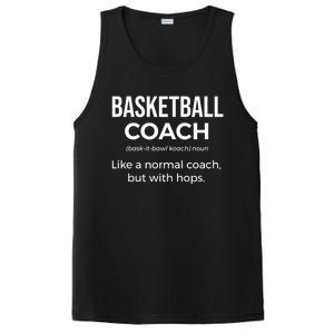 Basketball Coach Definition Trainer Funny Coaching Gift Funny Gift PosiCharge Competitor Tank