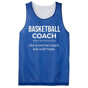 Basketball Coach Definition Trainer Funny Coaching Gift Funny Gift Mesh Reversible Basketball Jersey Tank