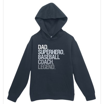 Baseball coach dad Urban Pullover Hoodie