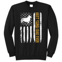 Best Corgi Dog Dad Ever American Flag Gift Sweatshirt