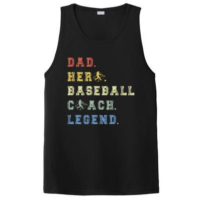 Baseball Coach Dad Gift PosiCharge Competitor Tank