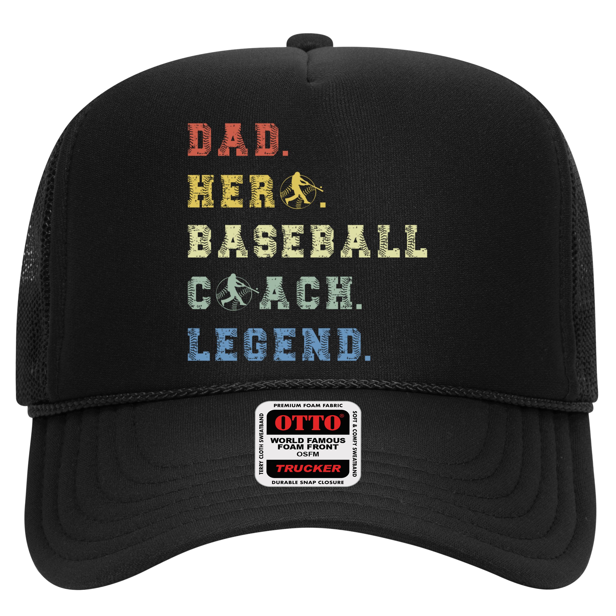 Baseball Coach Dad Gift Hat