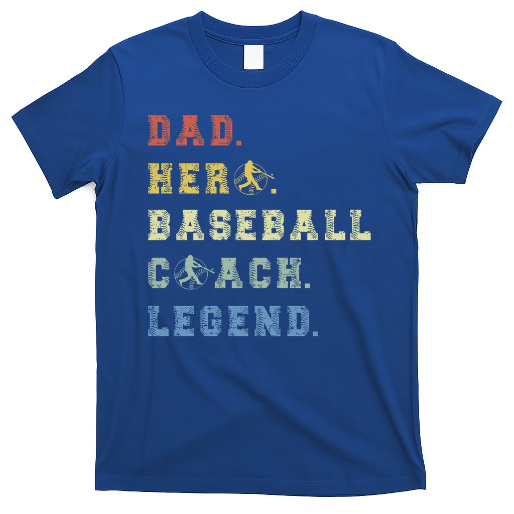 Baseball Coach Dad Gift T-Shirt