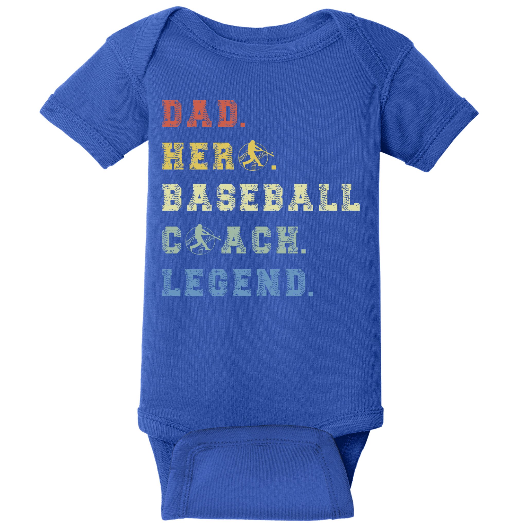 Baseball Coach Dad Gift Baby Bodysuit