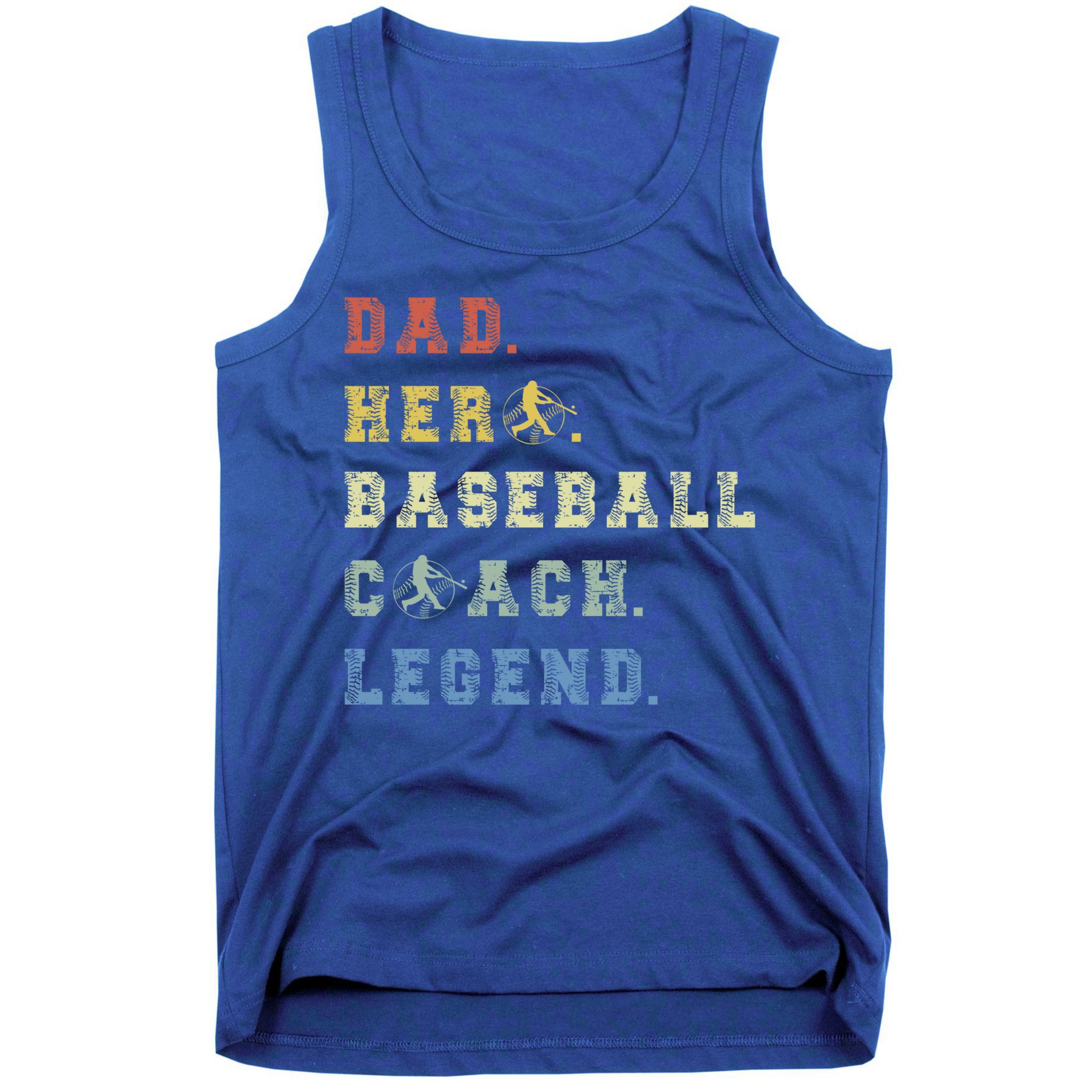 Baseball Coach Dad Gift Tank Top