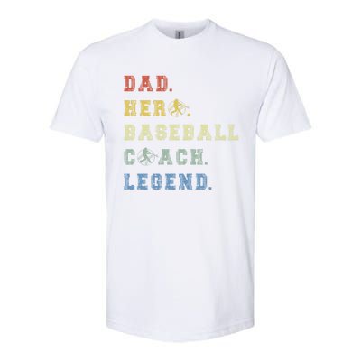 Baseball Coach Dad Gift Softstyle® CVC T-Shirt