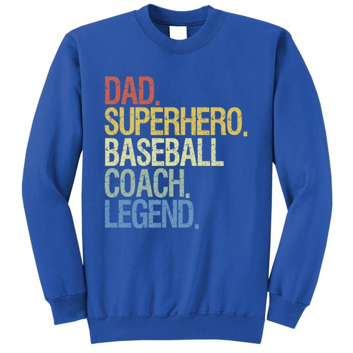 Baseball Coach Dad Cute Gift Sweatshirt