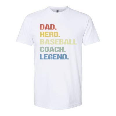 Baseball Coach Dad Cool Gift Softstyle® CVC T-Shirt