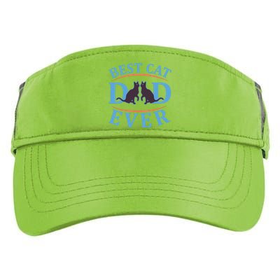 Best Cat Dad Ever Adult Drive Performance Visor