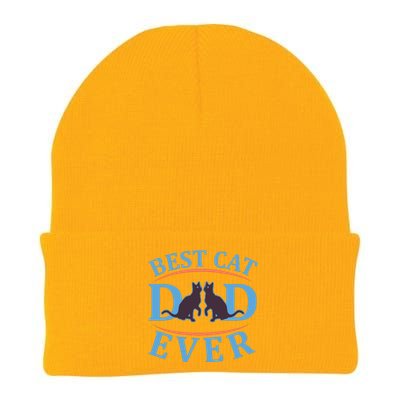 Best Cat Dad Ever Knit Cap Winter Beanie