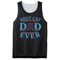 Best Cat Dad Ever Mesh Reversible Basketball Jersey Tank