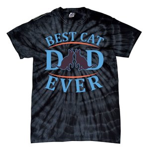 Best Cat Dad Ever Tie-Dye T-Shirt