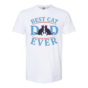 Best Cat Dad Ever Softstyle CVC T-Shirt