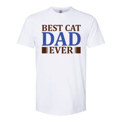 Best Cat Dad Ever Softstyle® CVC T-Shirt