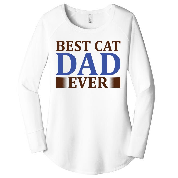 Best Cat Dad Ever Women's Perfect Tri Tunic Long Sleeve Shirt