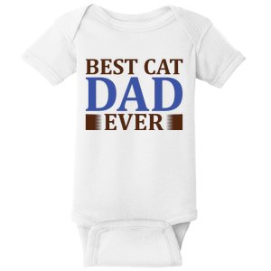 Best Cat Dad Ever Baby Bodysuit