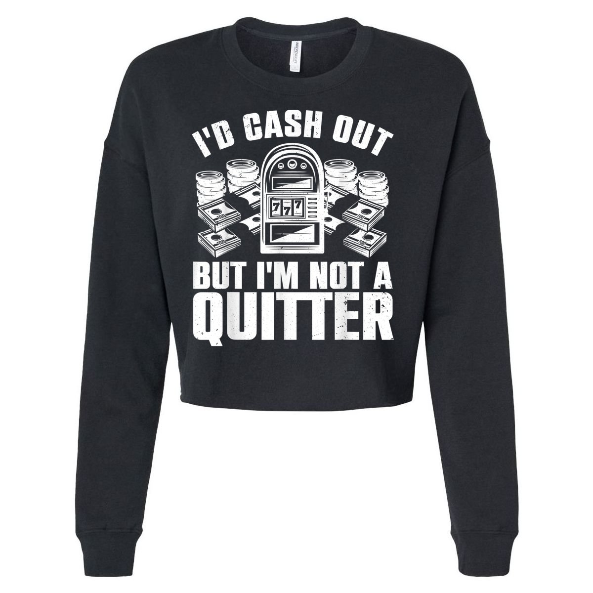Best Casino Design For Men Women Casino Gambling Gamblers Cropped Pullover Crew