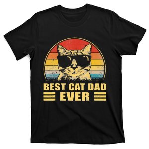 Best Cat Dad Ever Father FatherS Day Gift Cat Daddy T-Shirt