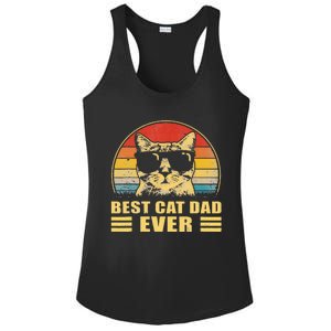 Best Cat Dad Ever Father FatherS Day Gift Cat Daddy Ladies PosiCharge Competitor Racerback Tank