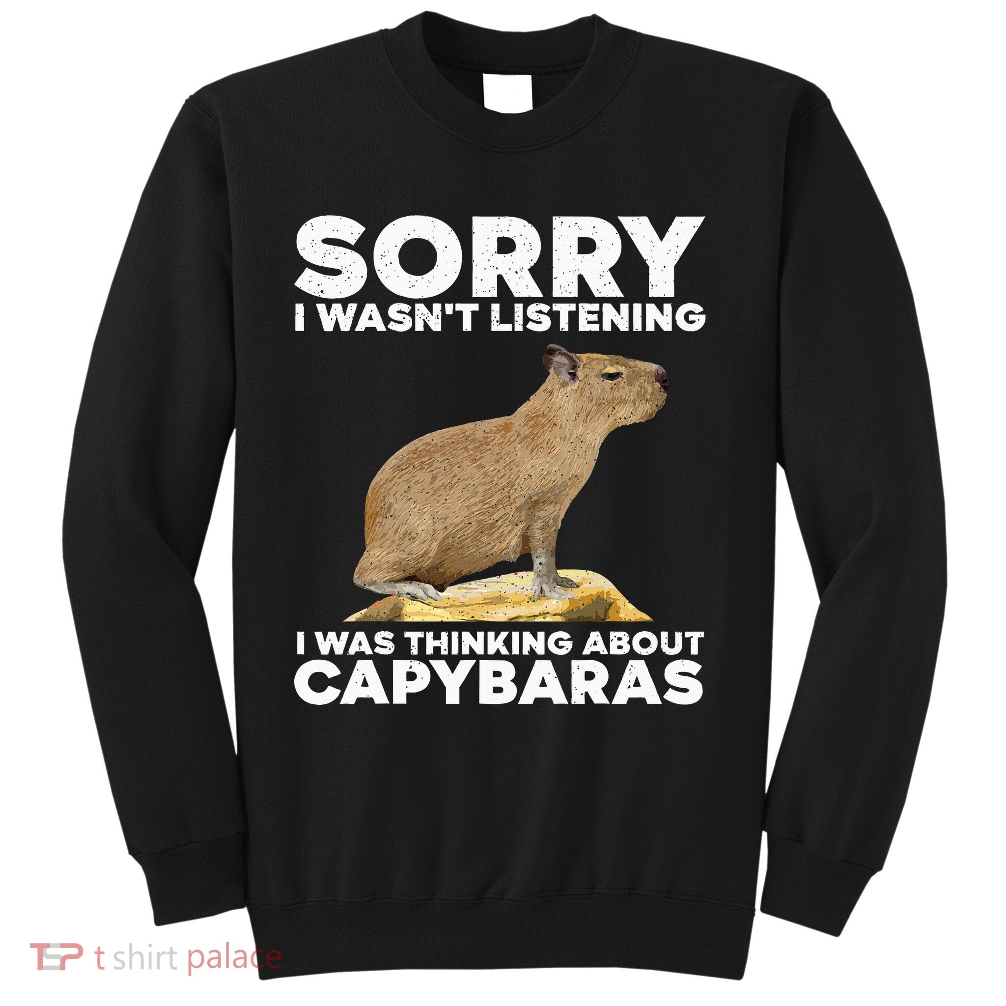 Best Capybara Design For Men Women Kids Pet Rodent Capybara Sweatshirt