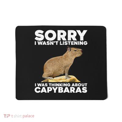 Best Capybara Design For Men Women Kids Pet Rodent Capybara Mousepad