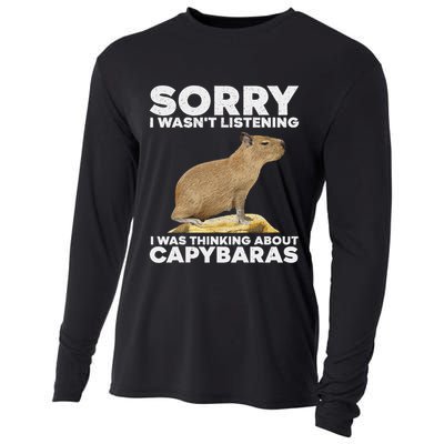 Best Capybara Design For Men Women Kids Pet Rodent Capybara Cooling Performance Long Sleeve Crew