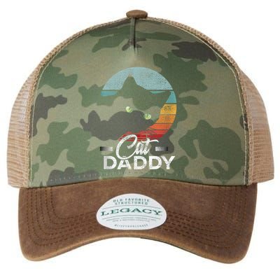Best Cat Dad Daddy Ever Cat Lover Legacy Tie Dye Trucker Hat