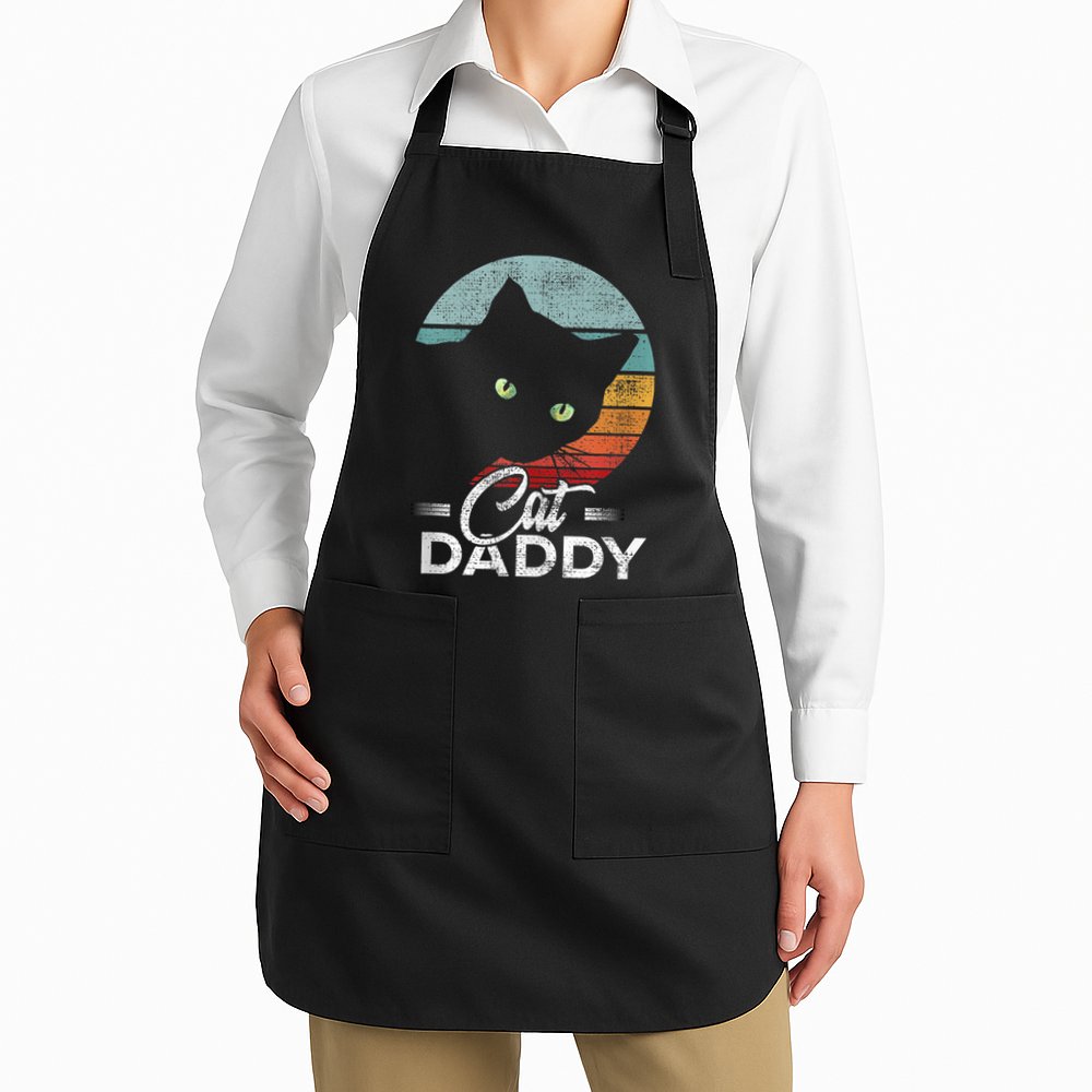 Best Cat Dad Daddy Ever Cat Lover Apron