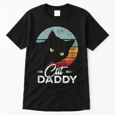 Best Cat Dad Daddy Ever Cat Lover Tall T-Shirt