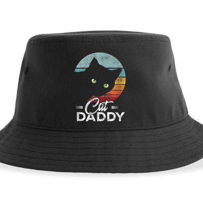 Best Cat Dad Daddy Ever Cat Lover Sustainable Bucket Hat