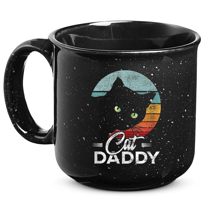 Best Cat Dad Daddy Ever Cat Lover 15oz Campfire Ceramic Mug