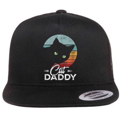 Best Cat Dad Daddy Ever Cat Lover Flatbill Hat