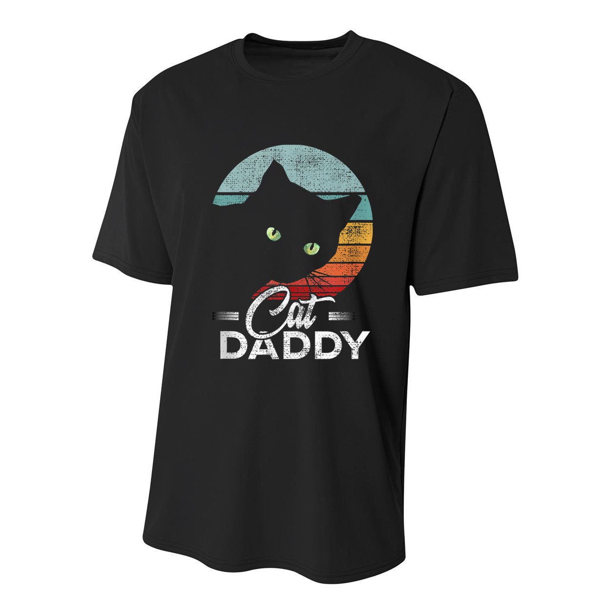 Best Cat Dad Daddy Ever Cat Lover Youth Performance Sprint T-Shirt