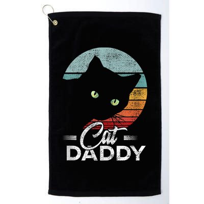 Best Cat Dad Daddy Ever Cat Lover Golf Towel
