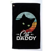 Best Cat Dad Daddy Ever Cat Lover Golf Towel