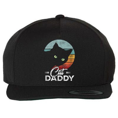 Best Cat Dad Daddy Ever Cat Lover Wool Snapback Cap