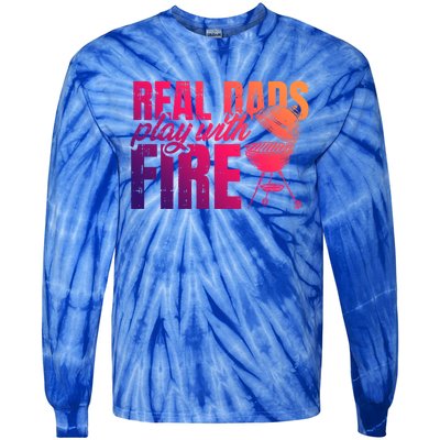 Bbq Chef Dad Fathers Day Grill Grilling Master Papa Grandpa Great Gift Tie-Dye Long Sleeve Shirt