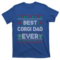 Best Corgi Dad Ever Christmas Pajamas Matching Ugly Xmas Gift T-Shirt