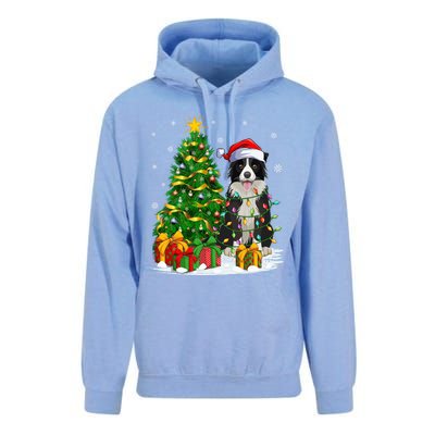 Border Collie Dog Lover Xmas Santa Border Collie Christmas Gift Unisex Surf Hoodie