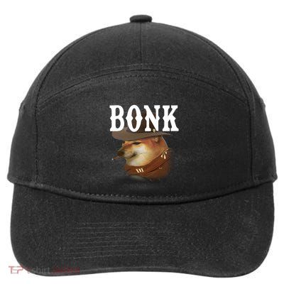 Bonk Cowboy Dog 7-Panel Snapback Hat